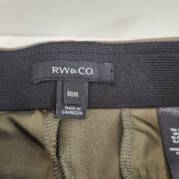 RW&Co. Leggings Size Medium NWT Green - Picture 5 of 12
